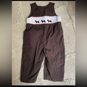 Boys 2T smocked dog outfit